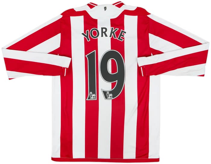 2009-10 Sunderland Home L/S Shirt Yorke #19 - 7/10 - (M)