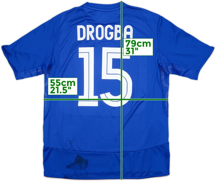 2005-06 Chelsea Centenary Home Shirt Drogba #15 - 5/10 - (XL)