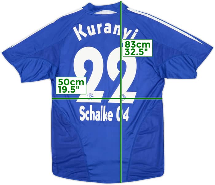 2004-05 Schalke Home Shirt Kuranyi #22 - 8/10 - (S)