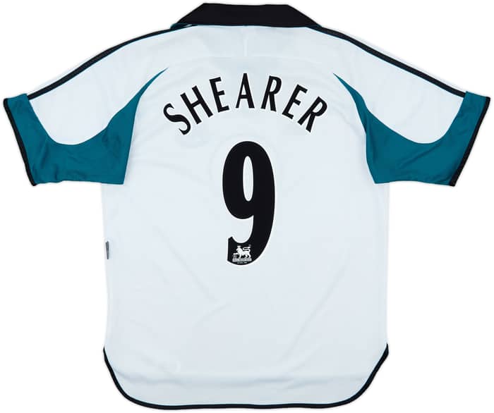 1999-00 Newcastle Away Shirt Shearer #9 - 6/10 - (L)