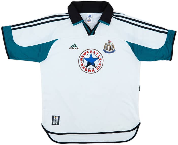 1999-00 Newcastle Away Shirt Shearer #9 - 6/10 - (L)