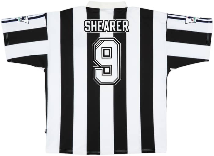 1995-97 Newcastle Home Shirt Shearer #9 - 8/10 - (XXL)