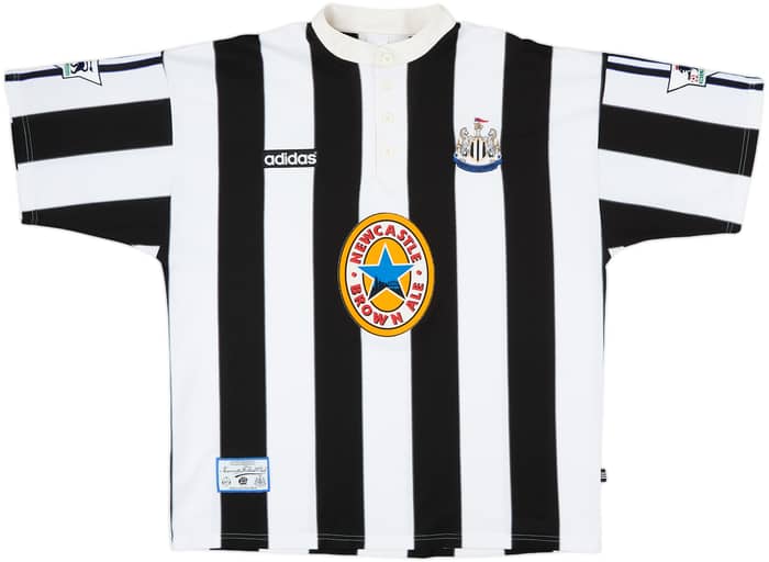 1995-97 Newcastle Home Shirt Shearer #9 - 8/10 - (XXL)