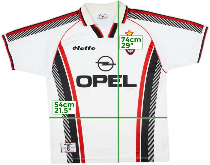 1997-98 AC Milan Away Shirt - 8/10 - (L)