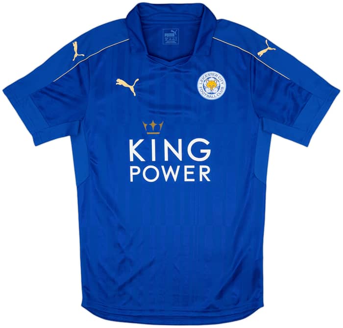 2016-17 Leicester Home Shirt Vardy #9 - 9/10 - (M)