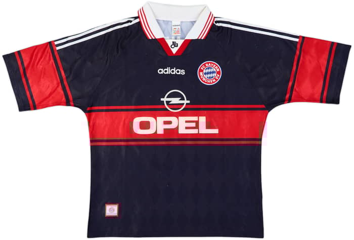 1997-99 Bayern Munich Home Shirt Elber #9 - 8/10 - (XL)