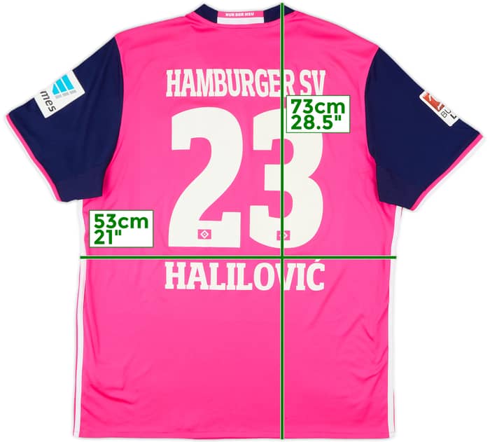 2016-17 Hamburg Away Shirt Halilovic #23 - 10/10 - (XL)