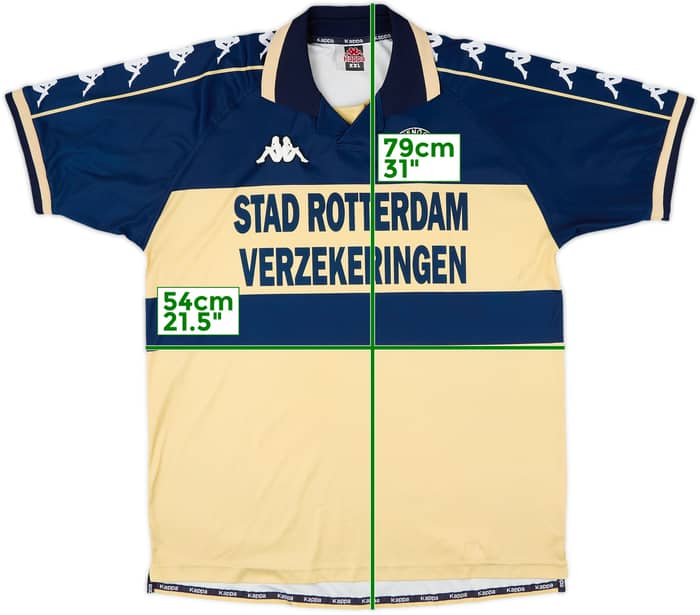 2000-01 Feyenoord Away Shirt - 8/10 - (XXL)