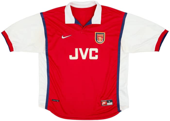1998-99 Arsenal Home Shirt Bergkamp #10 - 6/10 - (L)