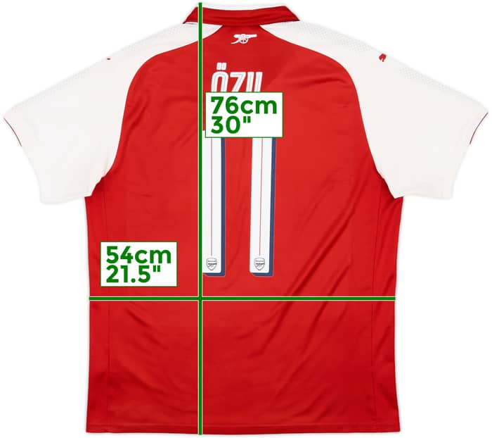 2017-18 Arsenal Home Shirt Ozil #11 - 5/10 - (L)
