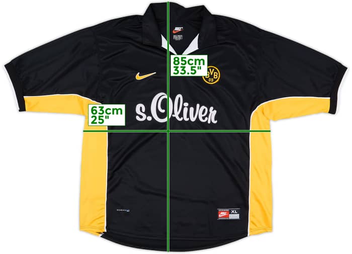 1998-00 Borussia Dortmund Away Shirt - 8/10 - (XL)