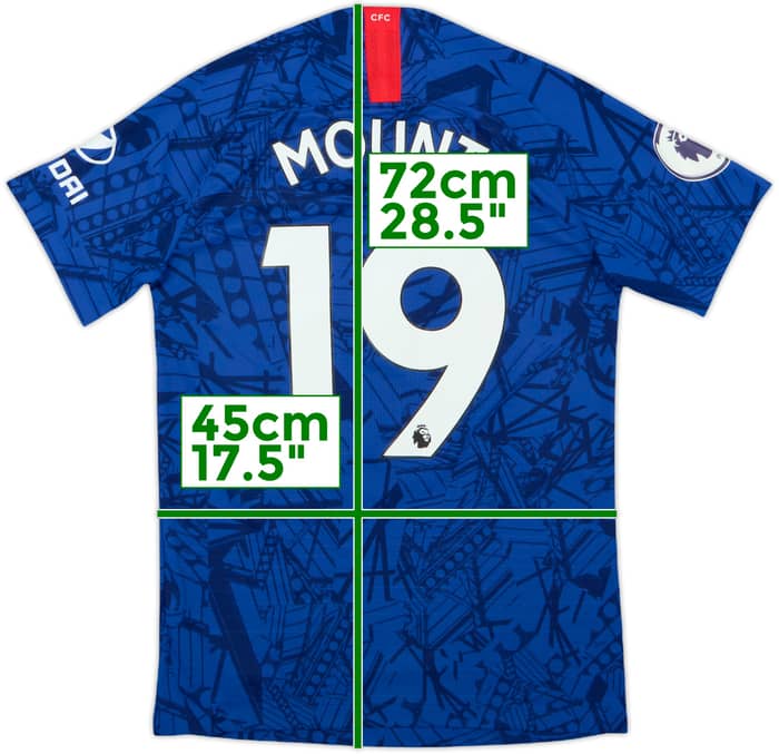 2019-20 Chelsea Authentic Home Shirt Mount #19 - 9/10 - (S)