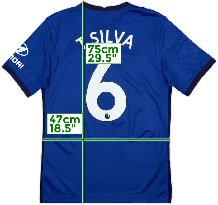 2020-21 Chelsea Home Shirt T.Silva #6 - 10/10 - (S)