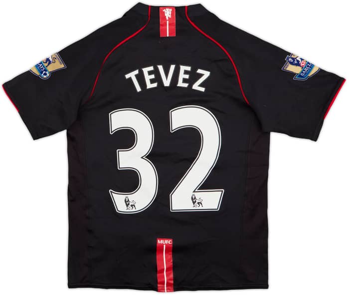 2007-08 Manchester United Away Shirt Tevez #32 - 7/10 - (L.Boys)