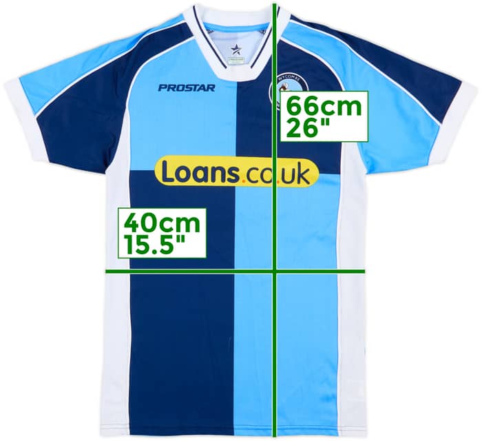 2006-07 Wycombe Wanderers Home Shirt - 9/10 - (L.Boys)