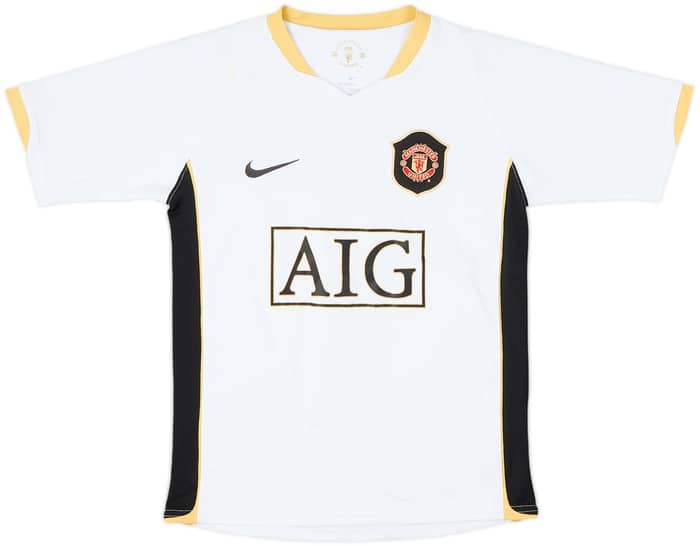 2006-08 Manchester United Away Shirt Ferdinand #5 - 7/10 - (M.Boys)