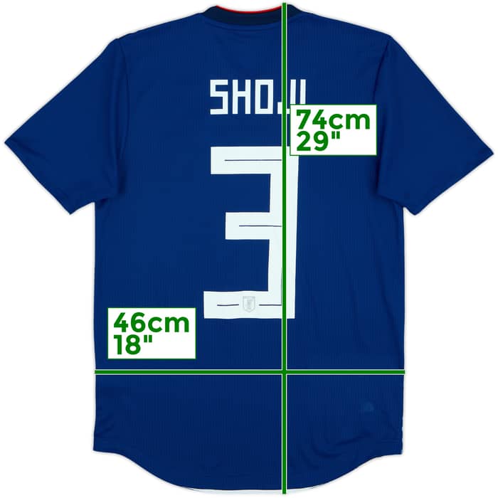 2018-19 Japan Authentic Home Shirt Shoji #3 - 8/10 - (L.Boys)