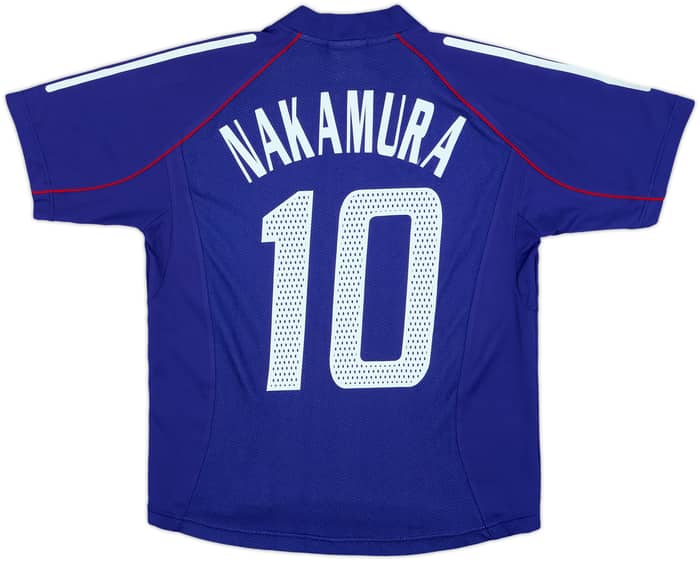 2002-04 Japan Home Shirt Nakamura #10 - 9/10 - (XL.Boys)
