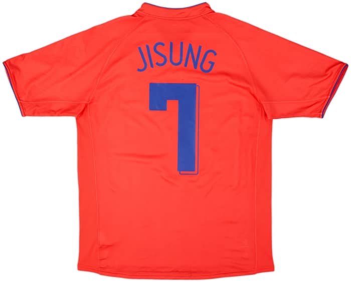 2006-08 South Korea Home Shirt Ji Sung #7 - 7/10 - (L)