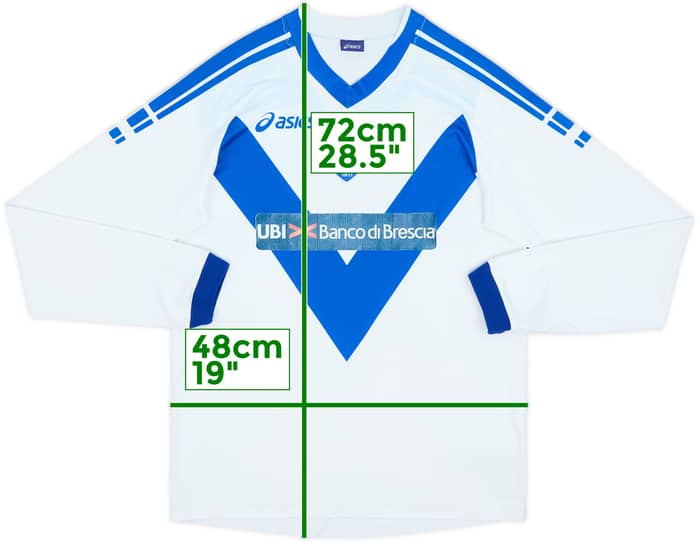 2006-07 Brescia Away L/S Shirt #3 - 4/10 - (S)