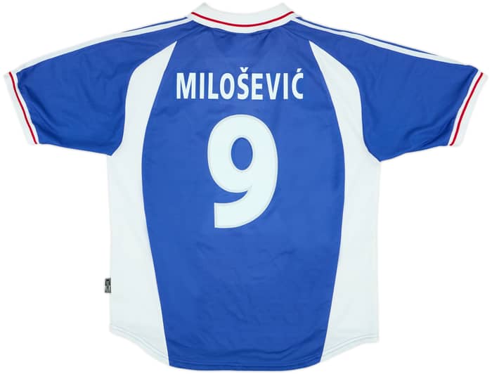 2000-01 Yugoslavia Home Shirt Milosevic #9 - 5/10 - (L)