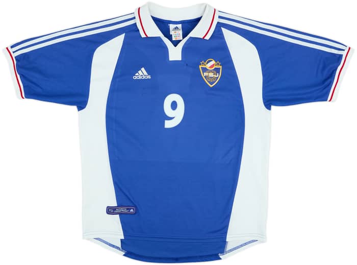 2000-01 Yugoslavia Home Shirt Milosevic #9 - 5/10 - (L)