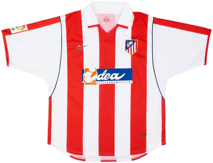 2001-02 Atletico Madrid Home Shirt F.Torres #9 - 8/10 - (L)