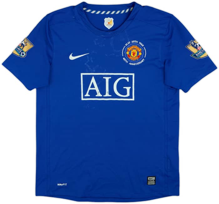 2008-09 Manchester United Third Shirt Ferdinand #5 - 5/10 - (XL.Boys)