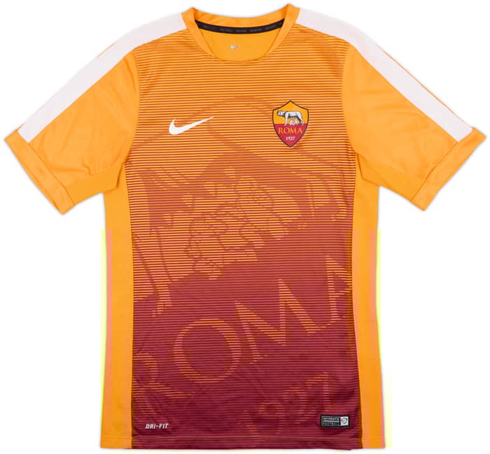 2015-16 Roma Nike Training Shirt - 8/10 - (S)