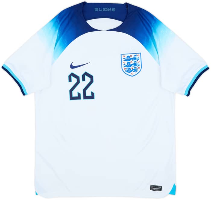 2022-23 England Home Shirt Bellingham #22 - 9/10 - (M)
