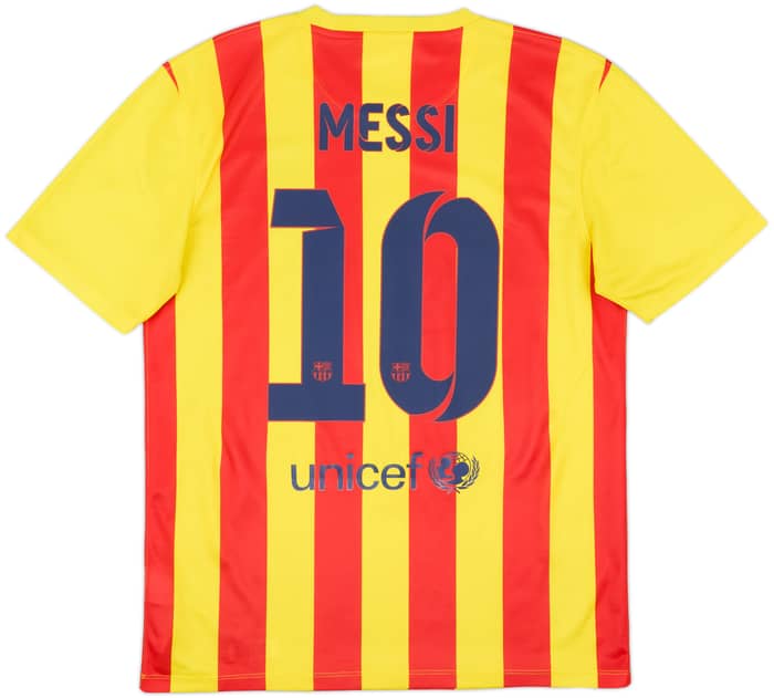 2013-15 Barcelona Basic Away Shirt Messi #10 - 8/10 - (M)