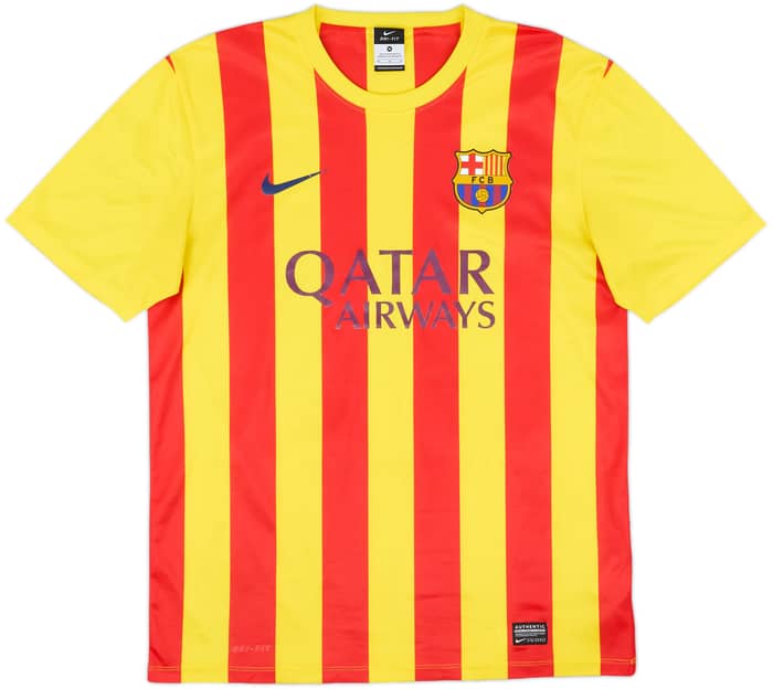 2013-15 Barcelona Basic Away Shirt Messi #10 - 8/10 - (M)