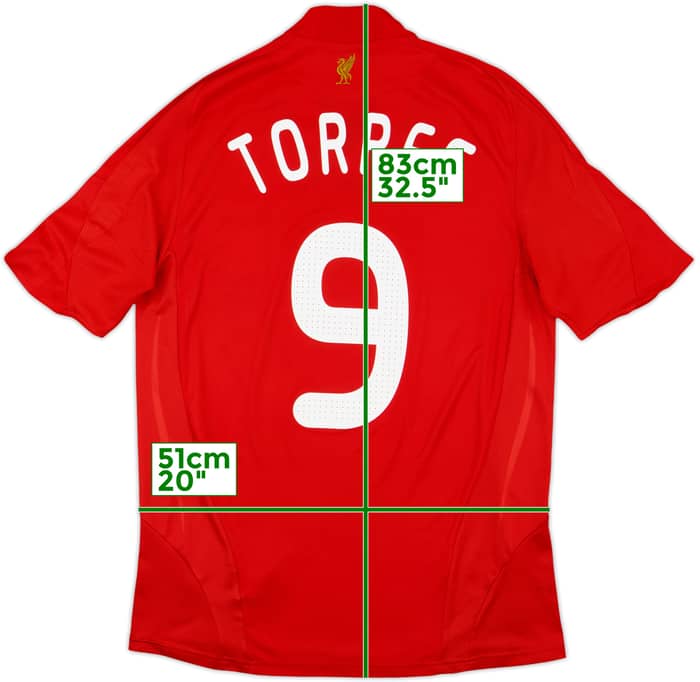 2008-10 Liverpool Home Shirt Torres #9 - 6/10 - (M)