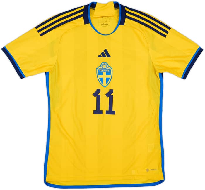 2022-23 Sweden Home Shirt Ibrahimovic #11 - 10/10 - (M)