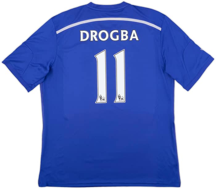 2014-15 Chelsea Home Shirt Drogba #11 - 6/10 - (XL)