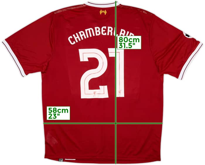 2017-18 Liverpool 125 Years Home Shirt Chamberlain #21 (4XL)
