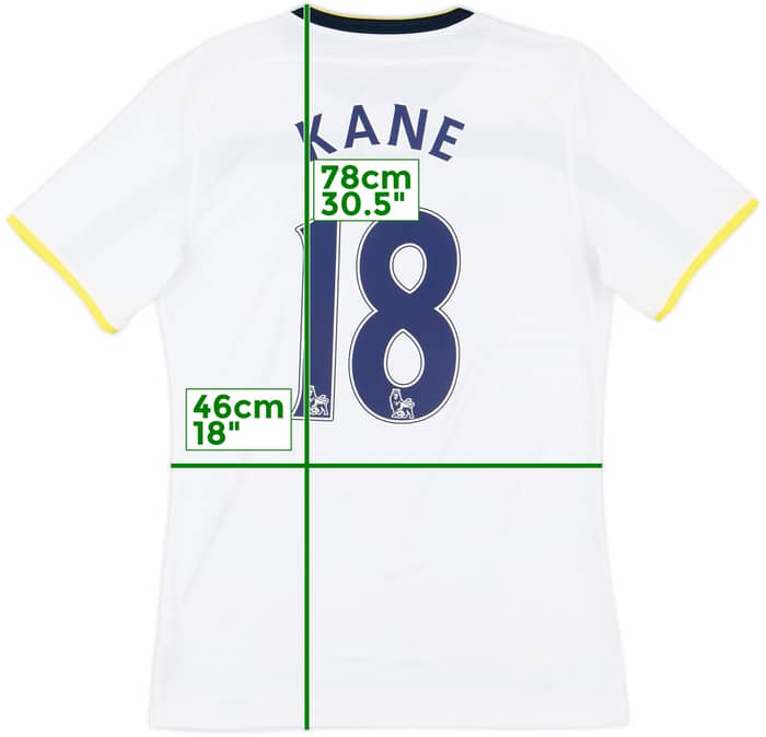 2014-15 Tottenham Home Shirt Kane #18 - 8/10 - (M)