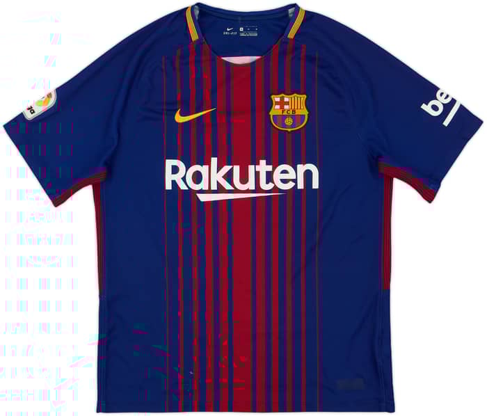 2017-18 Barcelona Home Shirt - 5/10 - (M)
