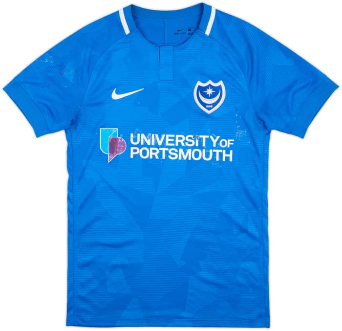 2018-19 Portsmouth Home Shirt - 4/10 - (S)