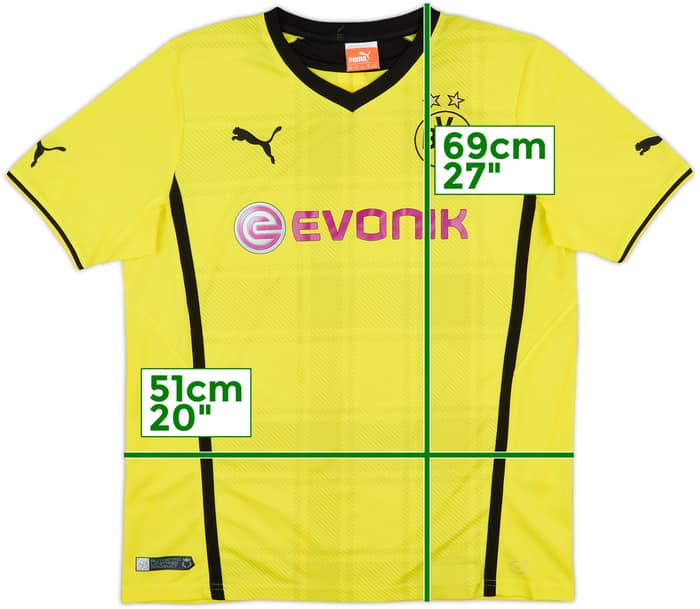 2013-14 Borussia Dortmund Home Shirt - 8/10 - (XL.Boys)