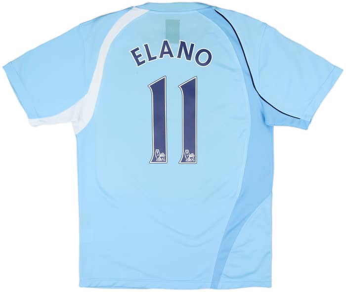 2008-09 Manchester City Home Shirt Elano #11 - 7/10 - (M)