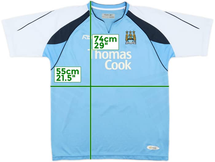 2006-07 Manchester City Home Shirt Dunne #22 - 6/10 - (L)