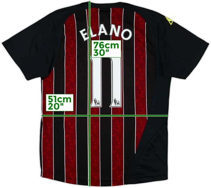 2008-09 Manchester City Away Shirt Elano #11 - 8/10 - (M)