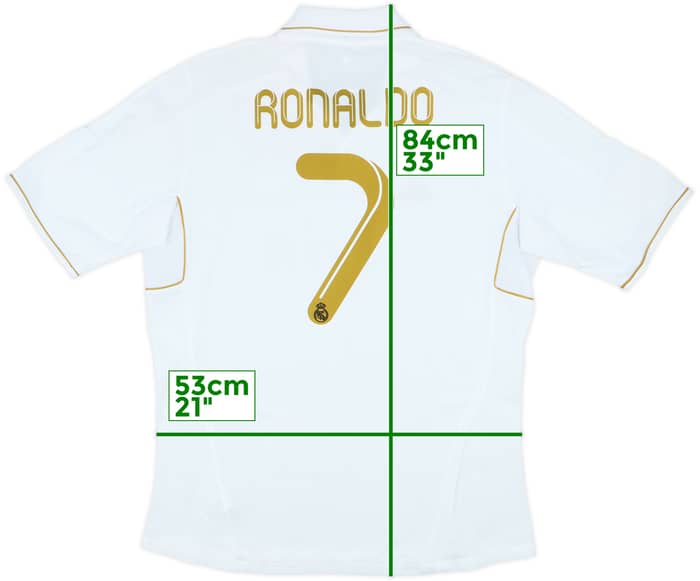 2011-12 Real Madrid Home Shirt Ronaldo #7 - 7/10 - (XL)