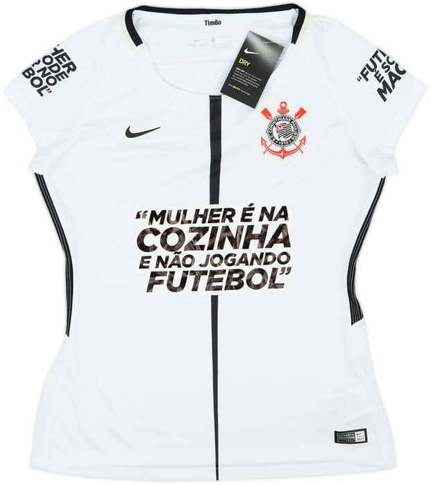 2017-18 Corinthians Women's Home Shirt (Women's L)