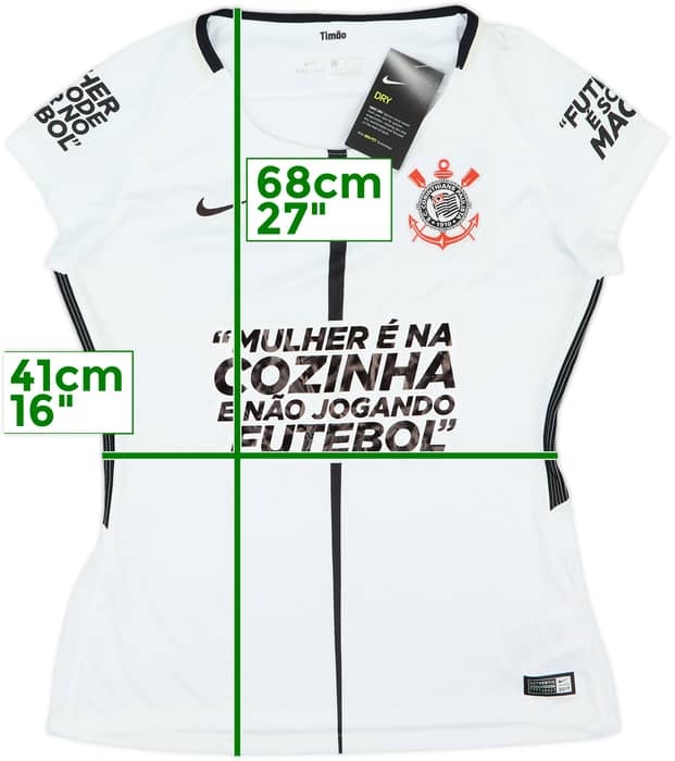 2017-18 Corinthians Women's Home Shirt (Women's L)