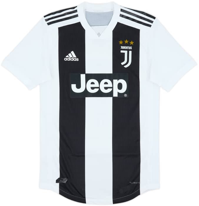 2018-19 Juventus Authentic Home Shirt Ronaldo #7 - 9/10 - (S)