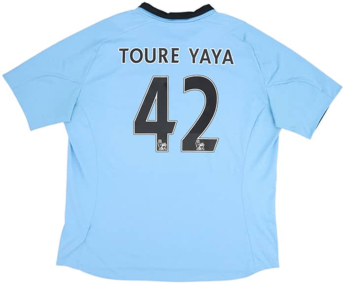 2012-13 Manchester City Home Shirt Toure Yaya #42 - 6/10 - (XXL)