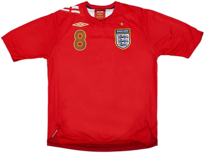 2006-08 England Away Shirt Lampard #8 - 5/10 - (L)