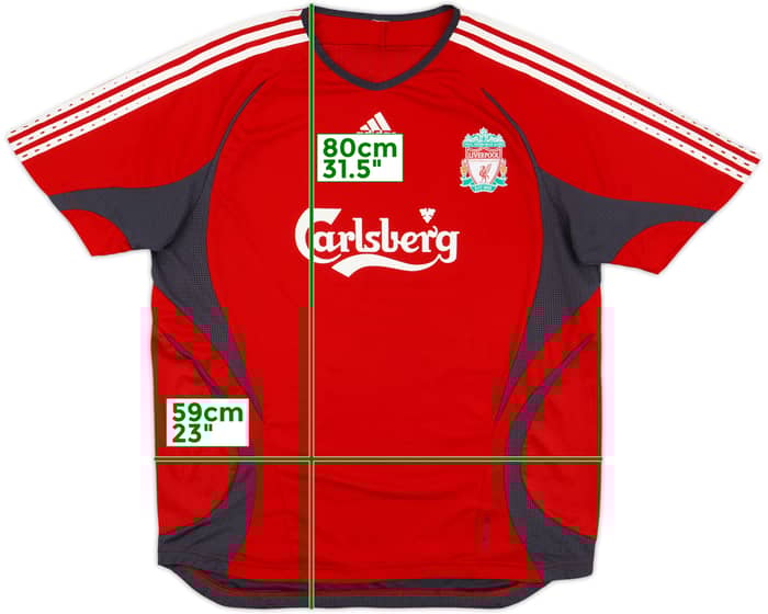 2006-07 Liverpool adidas Training Shirt - 7/10 - (L)